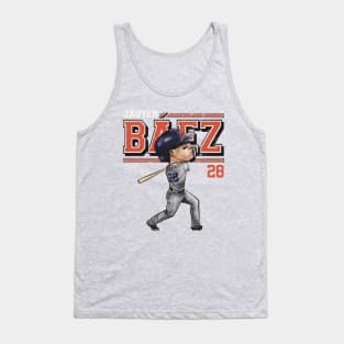 Javier Baez Detroit Cartoon Tank Top